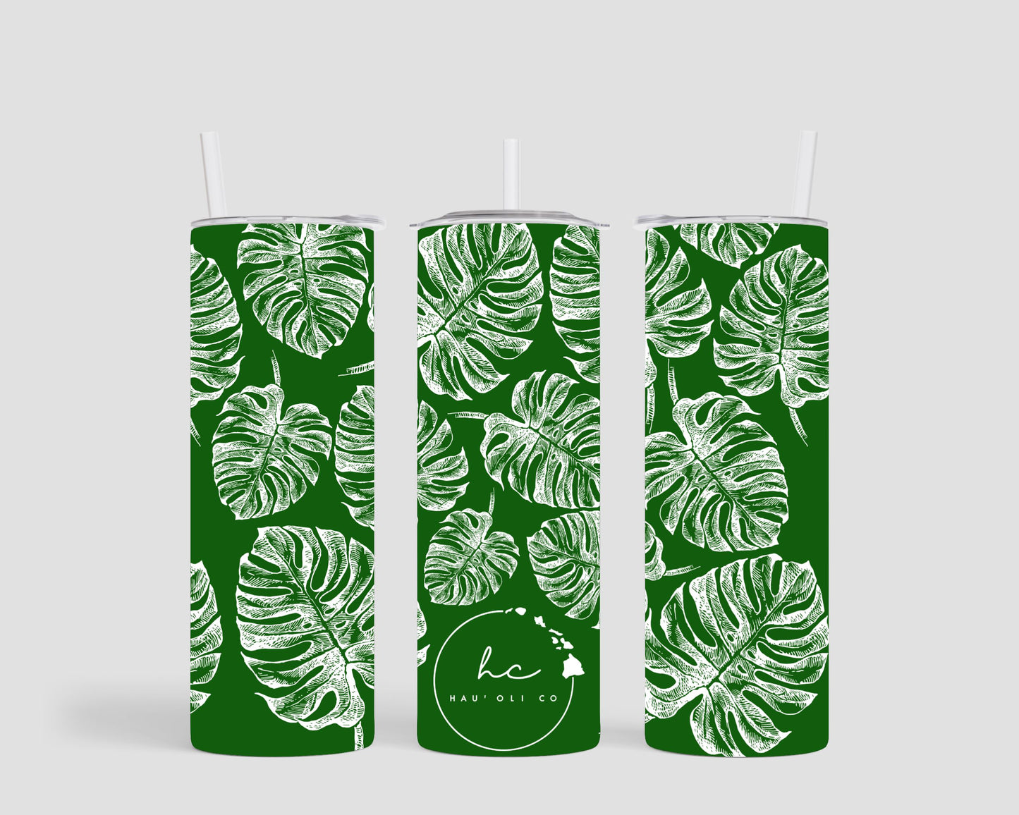 20 oz. Monstera Leaf