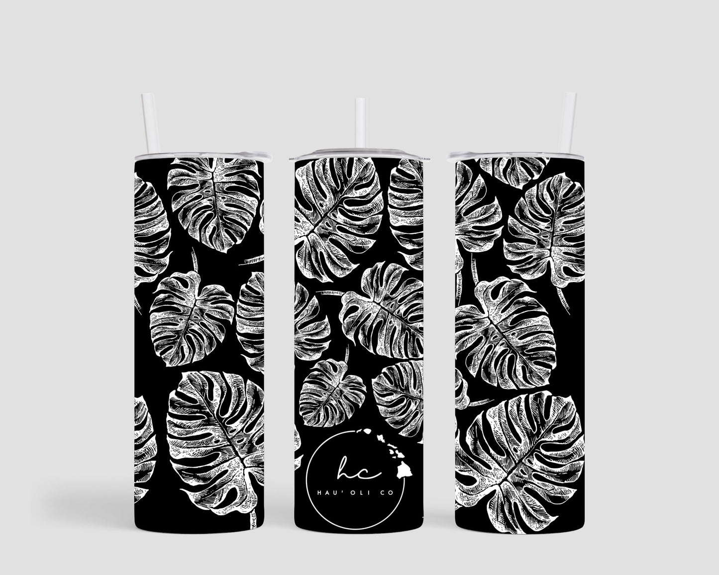 20 oz. Monstera Leaf