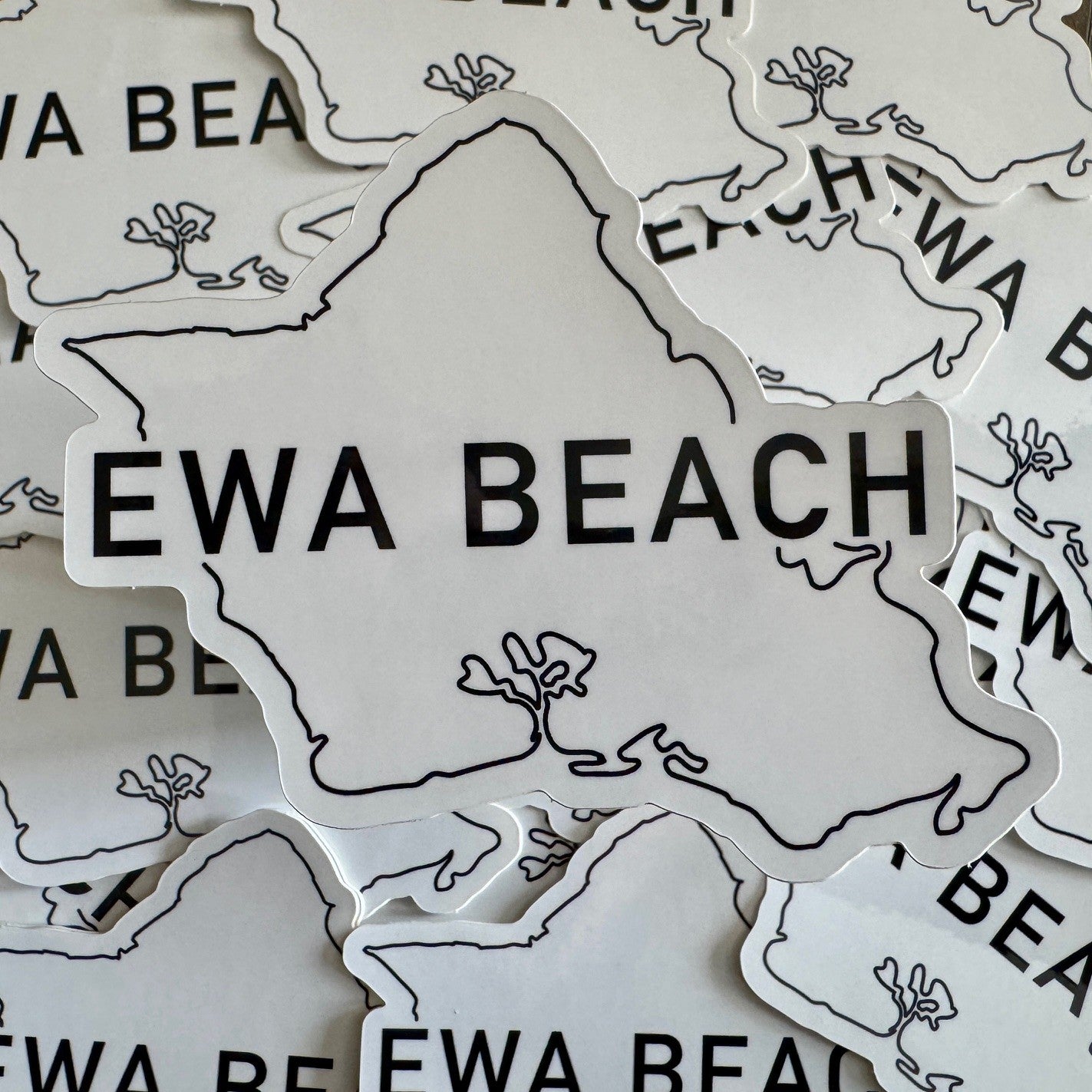 Oahu Town Series Stickers - Ewa Beach