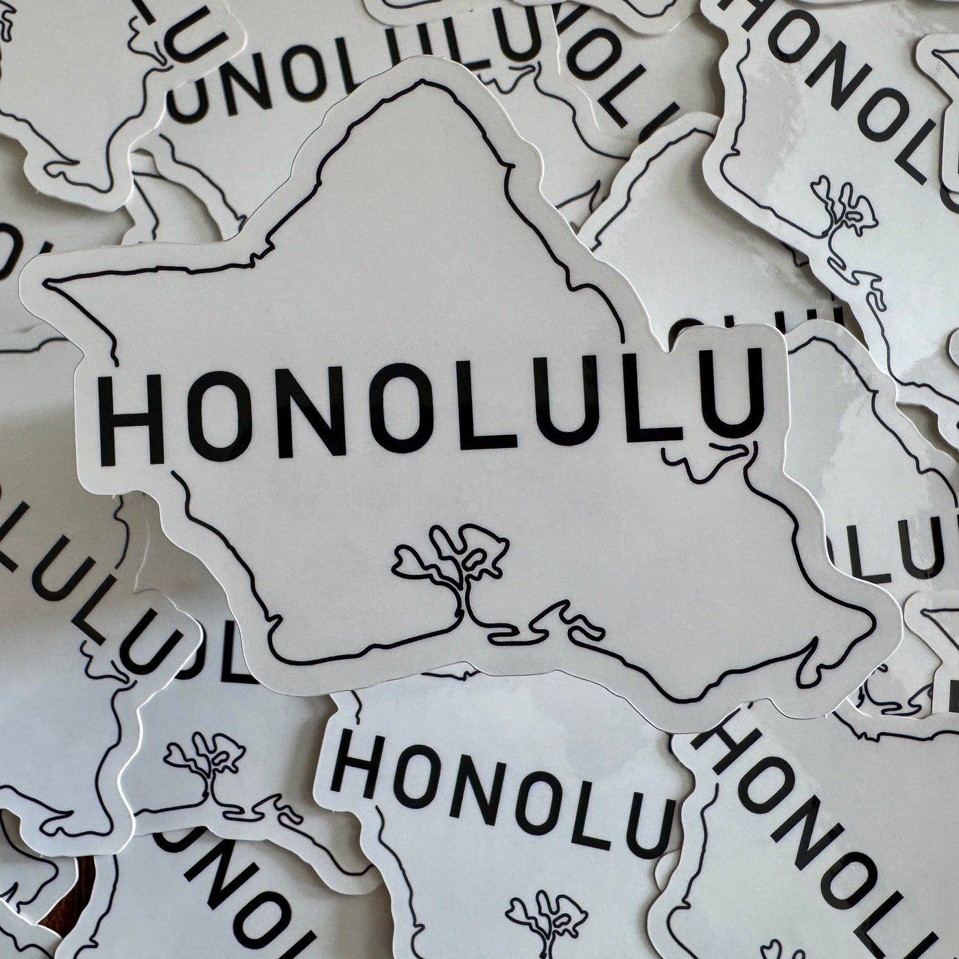 Oahu Town Series Stickers - Honolulu