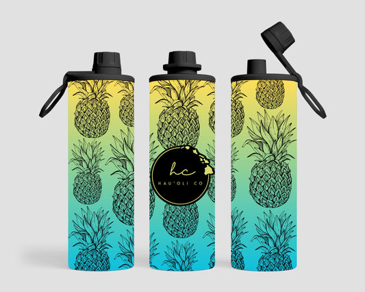20 oz. Sport Lid - Pineapples
