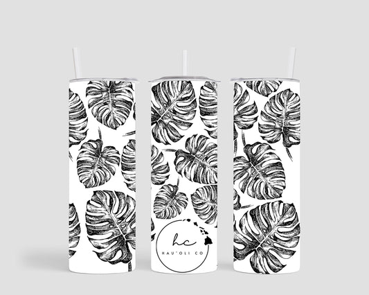 20 oz. Monstera Leaf