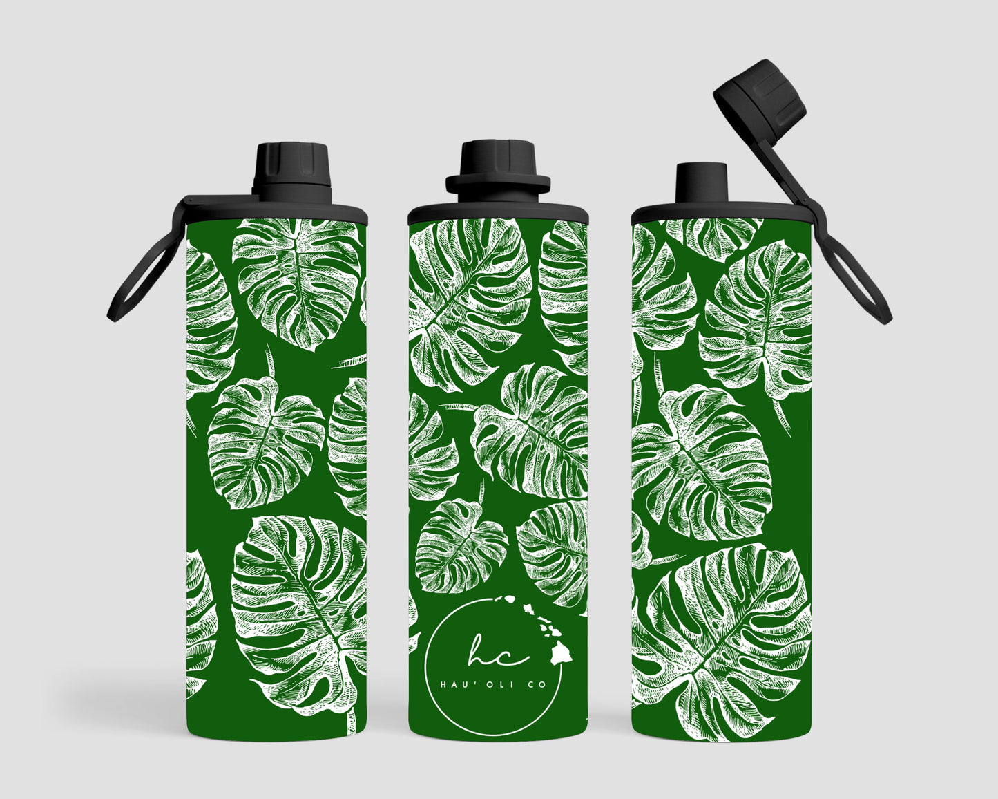 20 oz. Sport Lid - Monstera Leaf