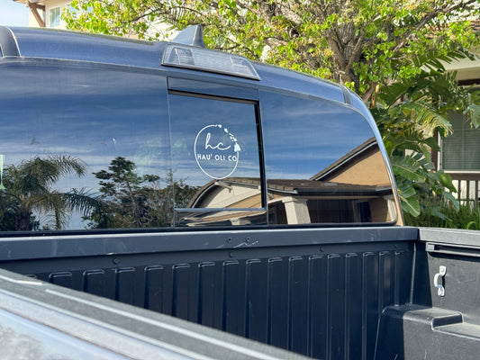 Hau’oli Co Logo Car Transfer Decal