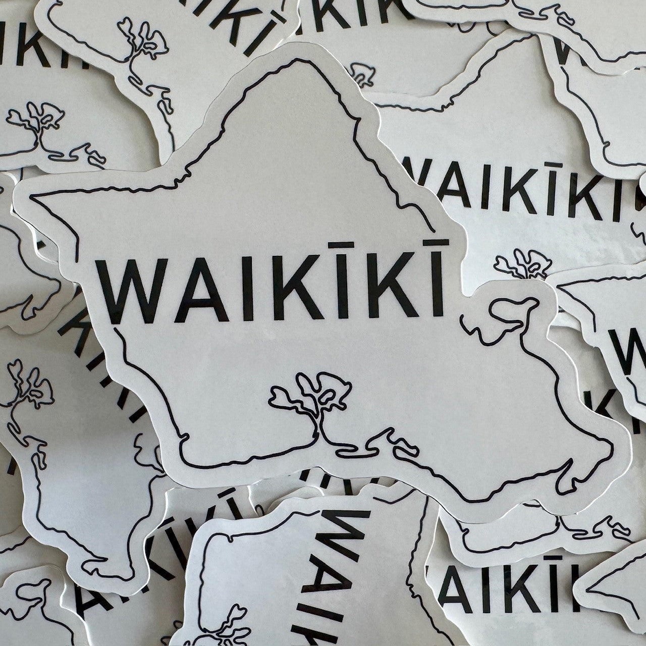 Oahu Town Series Stickers - Waikiki